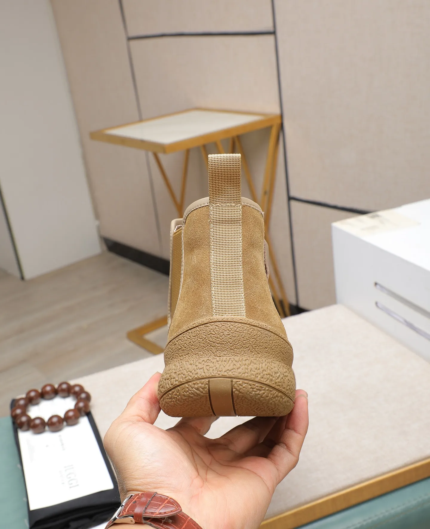 Men's shoes 💰580 IUGGI new retro presbyopia men's shoes, casual and versatile, full of high-end sense, fashionable, luxury and personalized style, joint model, retro presbyopia factor, full of handsome style, first layer suede cowhide, lining wool, rubber outsole, light and non-slip size: 39-44